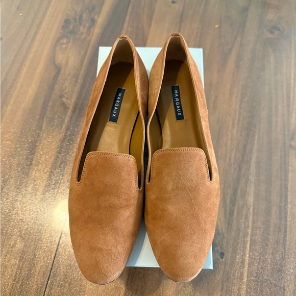 Margaux Womens Tan Camel Suede Slip-Ons Loafers 41.5 - Picture 12 of 16